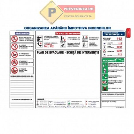 Plan in caz de incendiu